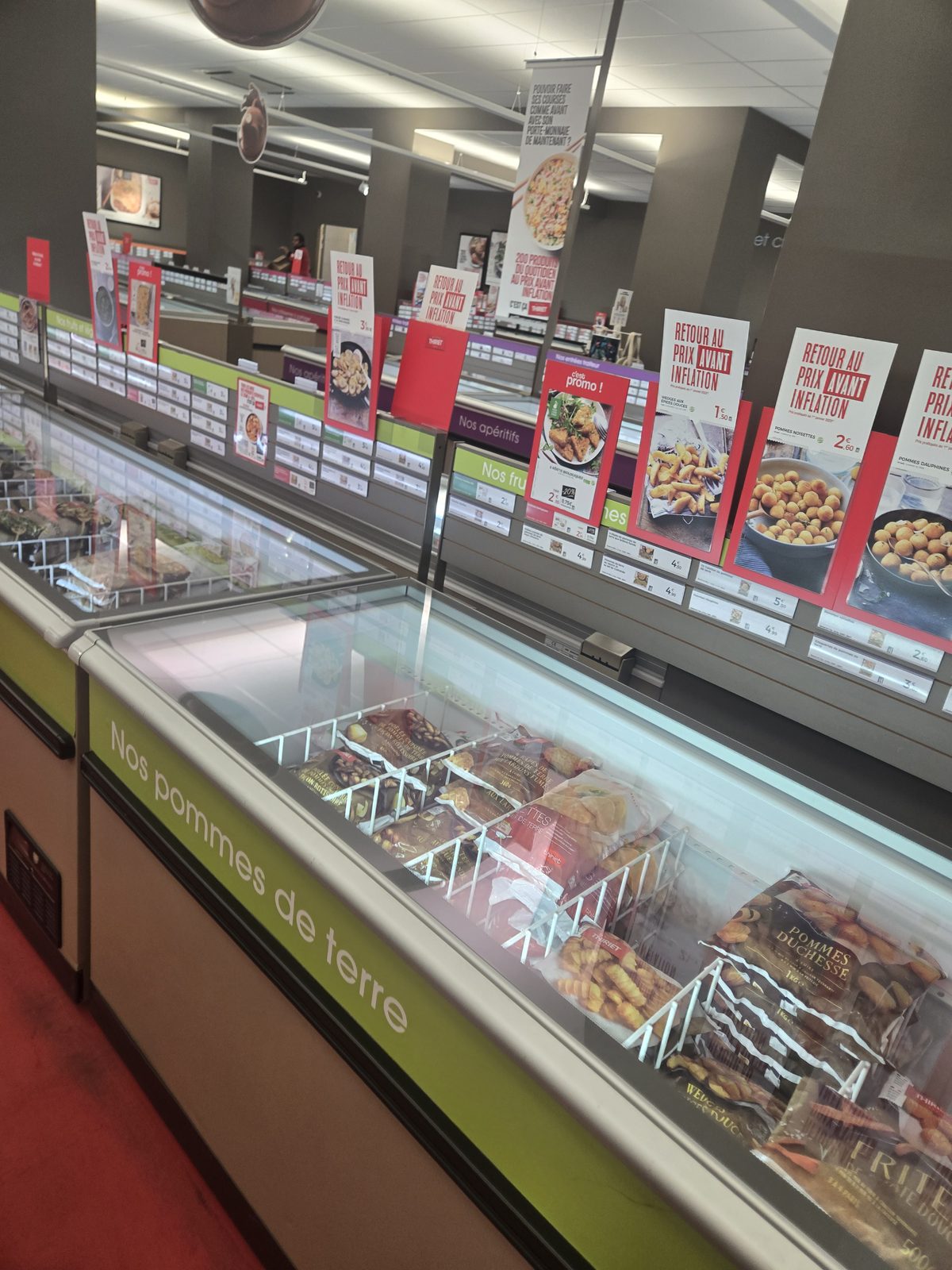 An entire grocery store of freezers — Maison Thiriet