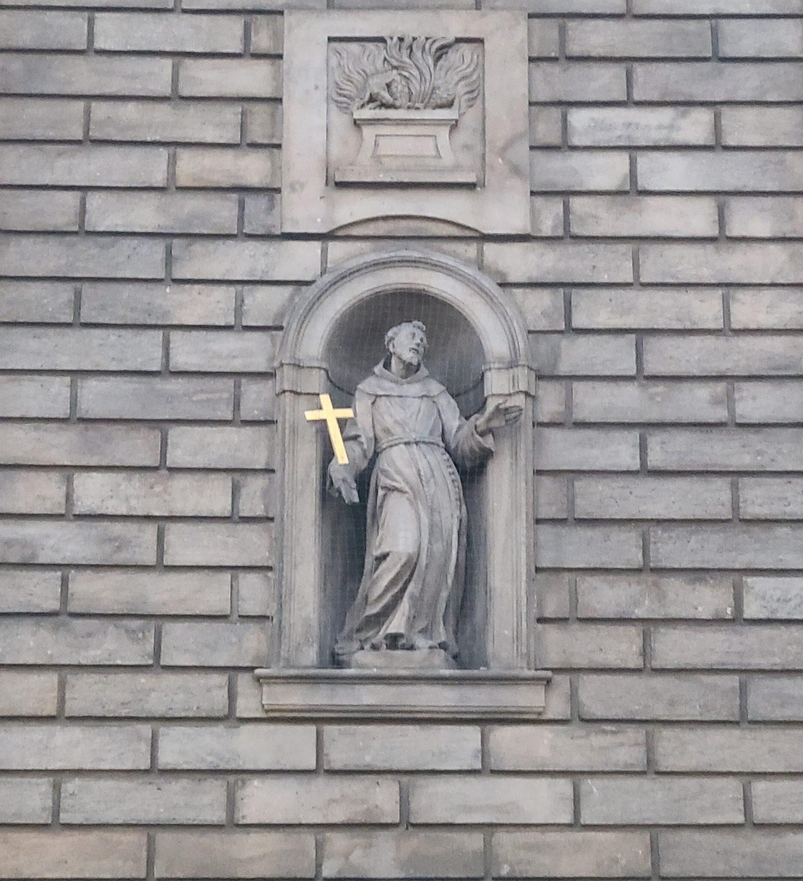 Church statue — the patron saint of Certainty